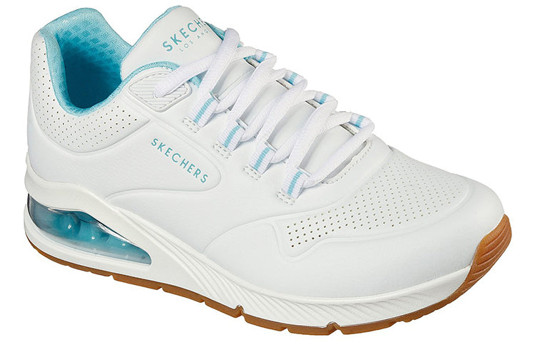 (WMNS) Skechers Uno 2 '2nd Best - White Blue' 155542-WHT