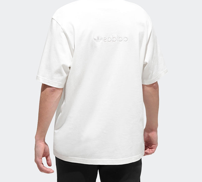adidas originals Embroidered Logo Short Sleeve White GL6149