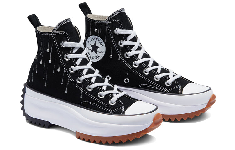 Converse Run Star Hike Sneakers Black/White 172921C