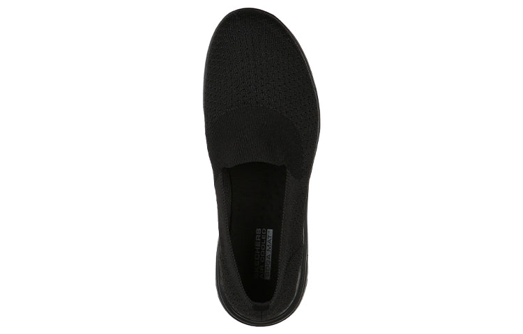 (WMNS) Skechers On-The-Go Flex Slip-on Shoes Black 136401-BBK