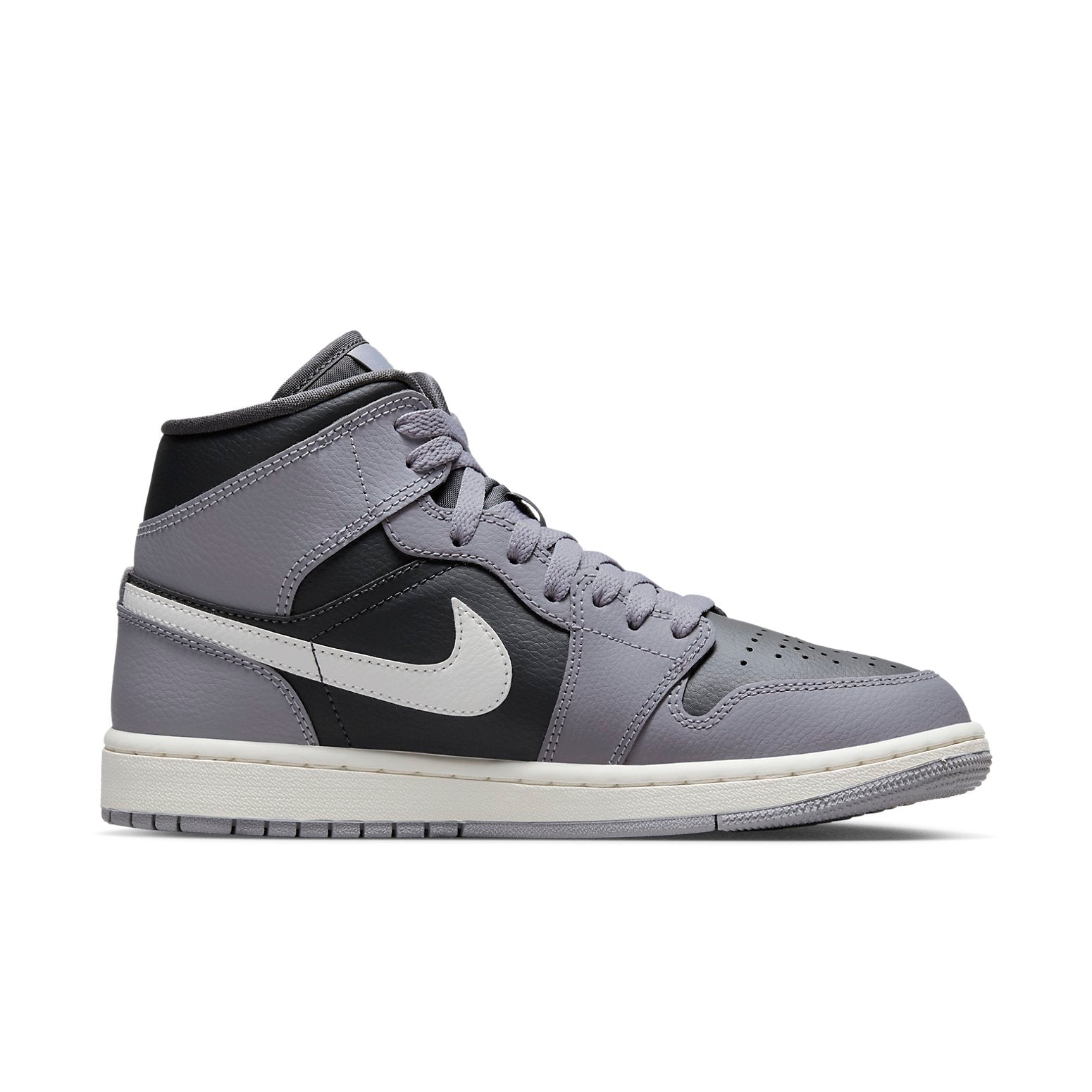 (WMNS) Air Jordan 1 Mid 'Cement Grey' BQ6472-022