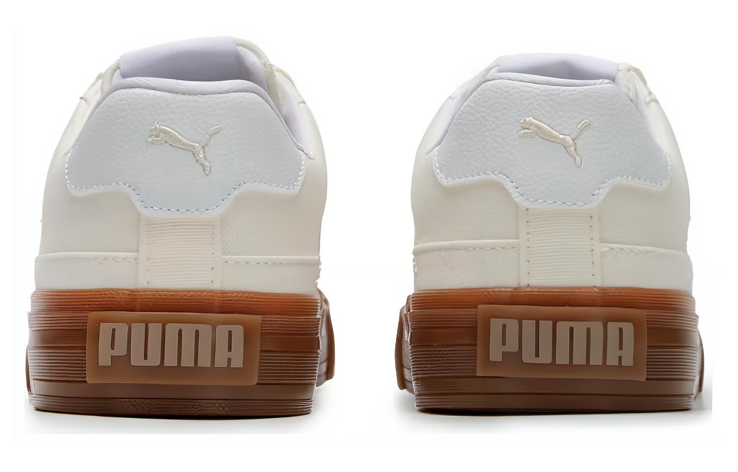 PUMA Capris Leather Skateboarding Sneakers 'White' 395020-16