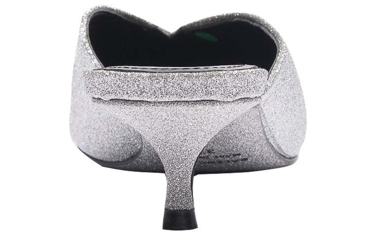 (WMNS) Balenciaga Knife Sandals Silver 579278WA7018163