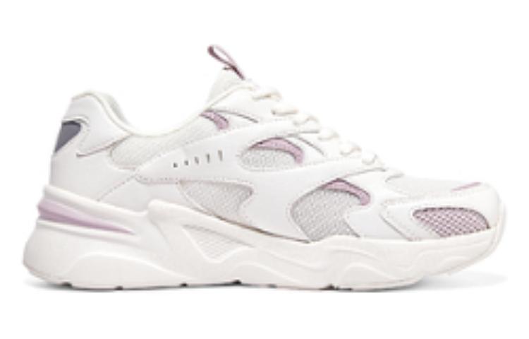 (WMNS) Skechers D'LITES 'White Purple' 117354-WLV