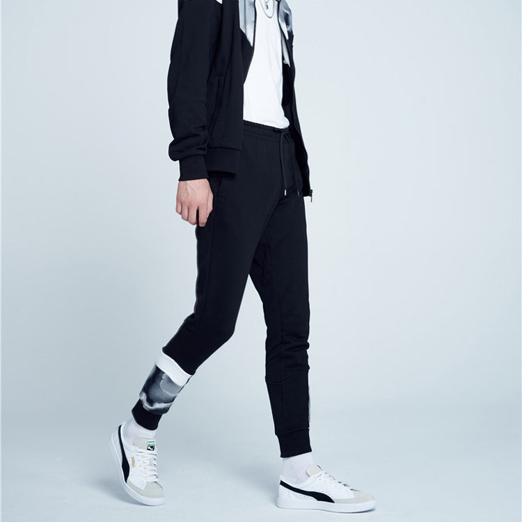 PUMA Cloud Pack Mcs Track Suit Bottoms Joggers Pants 'Black White' 596336-01