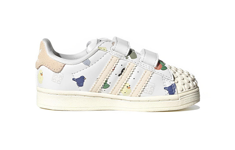 (TD) adidas LEGO x Superstar CF I 'Bricks And Figurine - White Wonder Quartz' IF2200