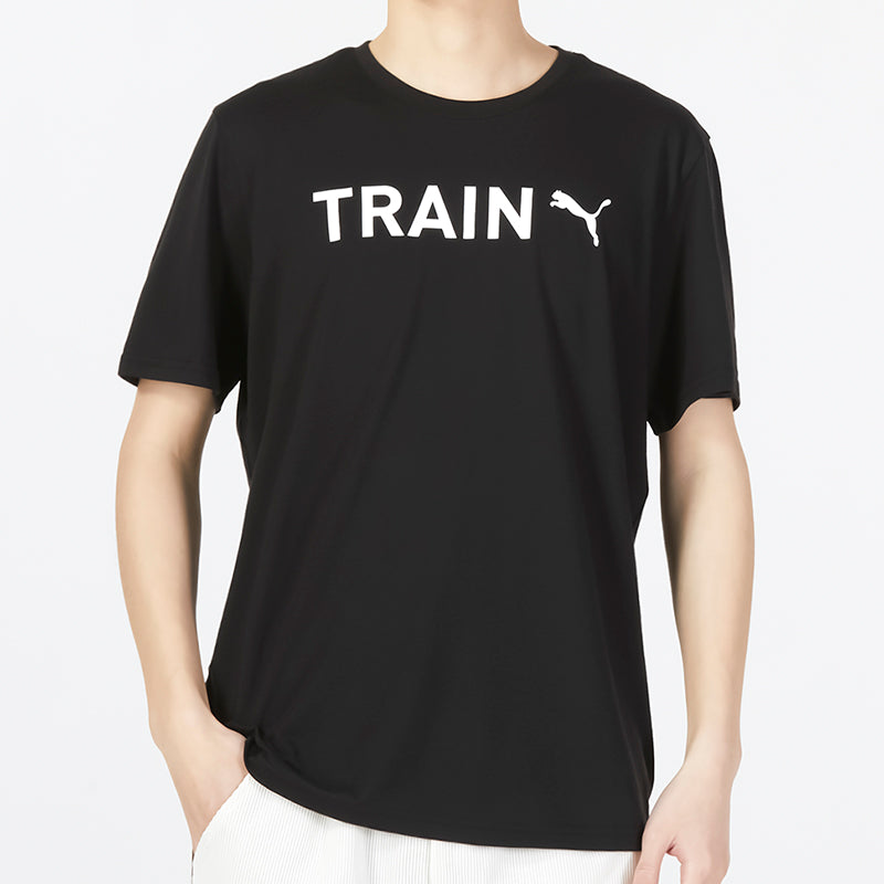 PUMA Graphic Train T-Shirt 'Black' 523722-01