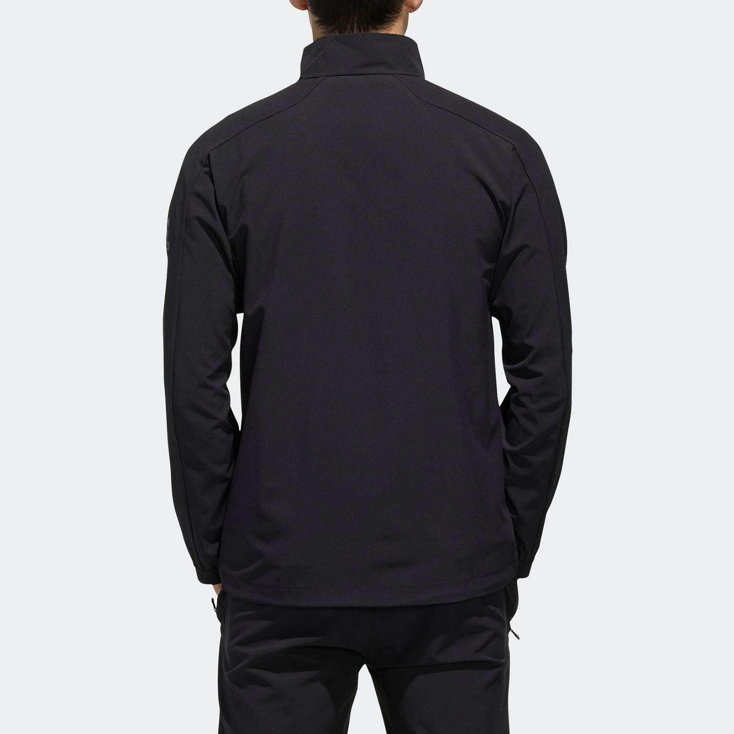 Men's adidas Stand Collar Sports Black Jacket FM7530
