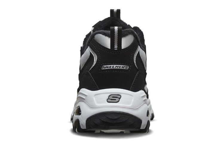 (WMNS) Skechers D'Lites 1.0 White/Black 66666125-BKW