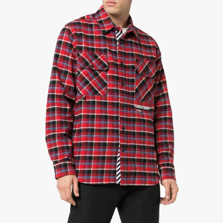 Off-White c/o Virgil Abloh Men's Multicolor Check Shirt Multicolor OMGA060F18A270152001