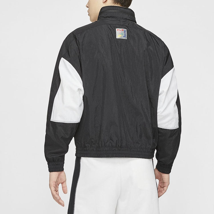Air Jordan Sport DNA Colorblock Jacket Black White CD5748-010