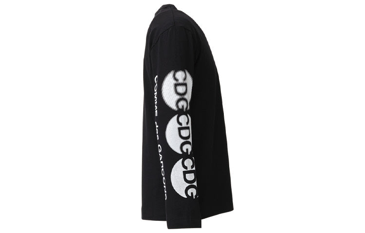 COMME des GARCONS CDG Classical String mark Logo Long-sleeve Tee 'Black' SZ-T008-051-1