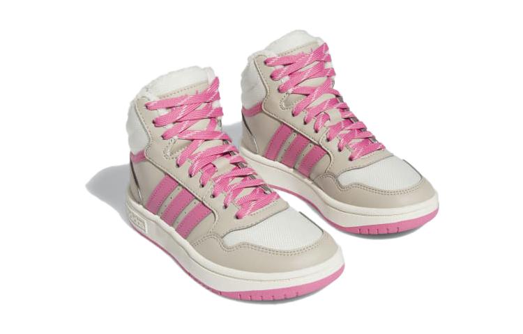 (GS) adidas Hoops 3.0 Mid J 'Wonder Beige Pink Fusion' IF7739