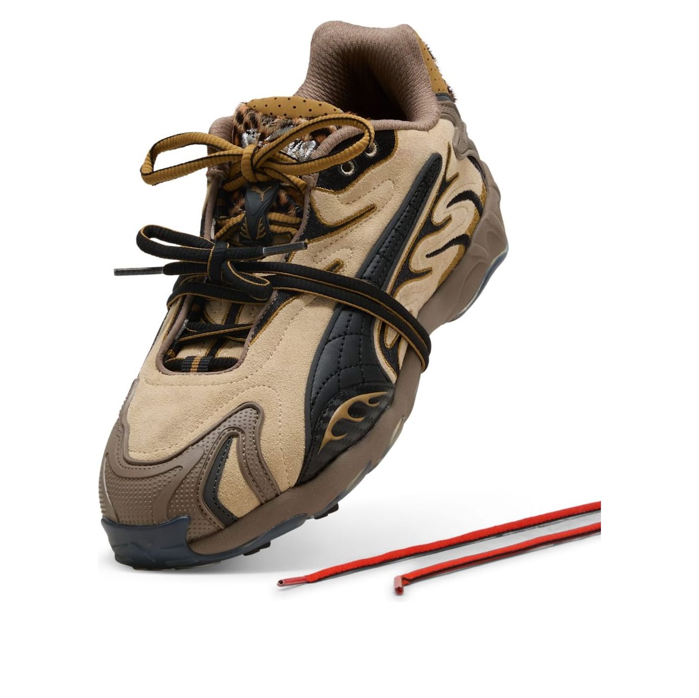 (WMNS) PUMA x A$AP ROCKY Inhale Leopard 'Toasted Almond PUMA Black' 405580-01