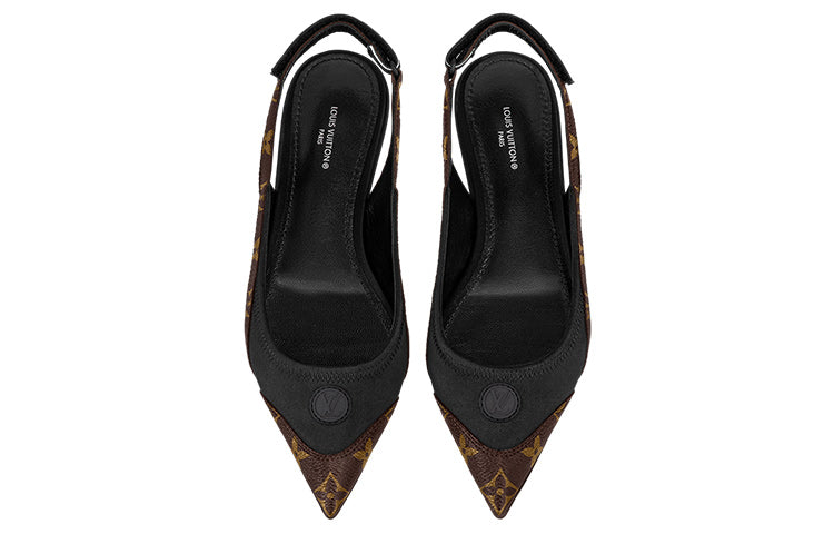 (WMNS) LOUIS VUITTON LV Archlight Flat Mules 'Black with Brown Monogram' 1A9Q74