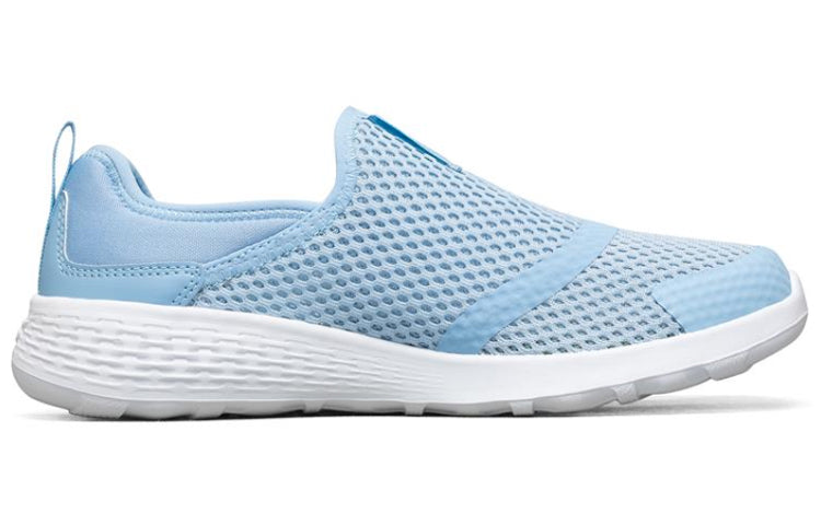 (WMNS) Skechers Go Walk Cool Slip-on Shoes Blue/White 667082-BLU