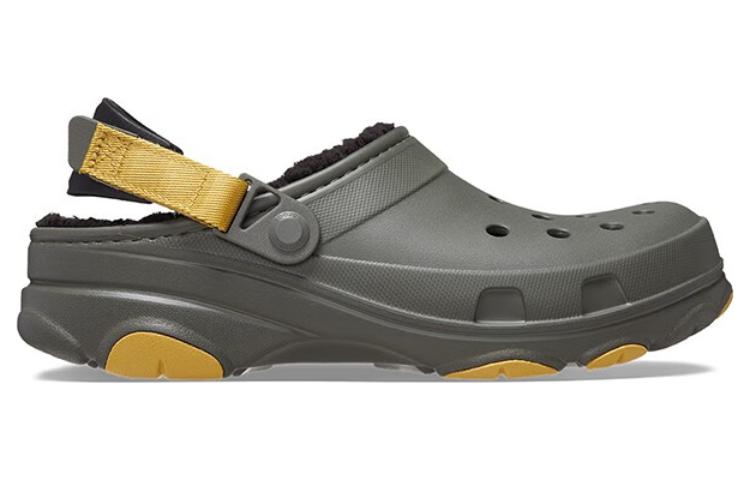 Crocs All-Terrian Lined Clogs 'Dusty Olive' 207936-3J5
