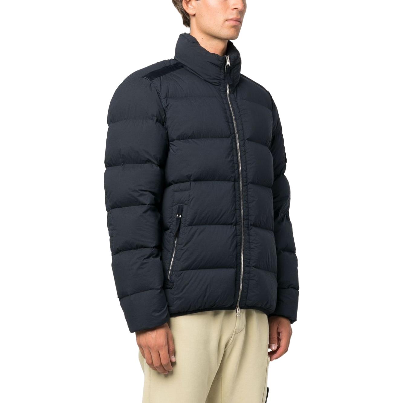 STONE ISLAND Street Style Plain Logo Down Jackets 'Navy Blue' 791544028-V0020