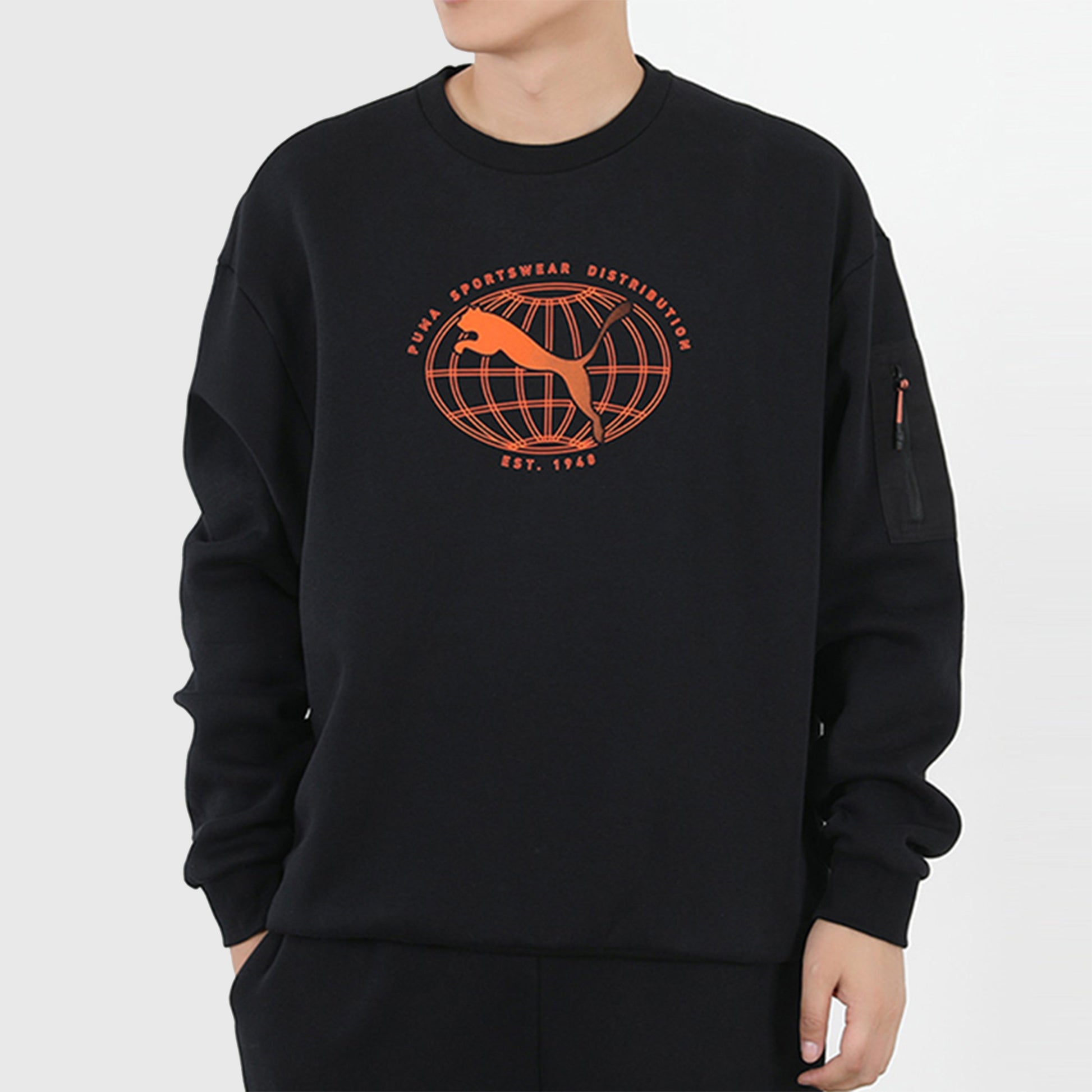 PUMA Interstellar Padded Gilet Sweatshirt Black 530291-01