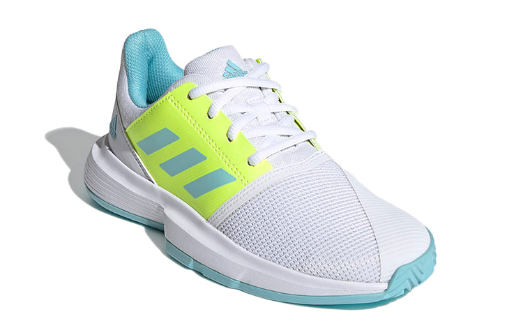 (GS) adidas Courtjam J 'White Blue Green' FX1489