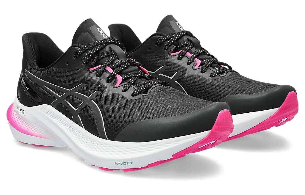 (WMNS) ASICS GT-2000 12 Lite-Show 'Black White Pink' 1012B578-001