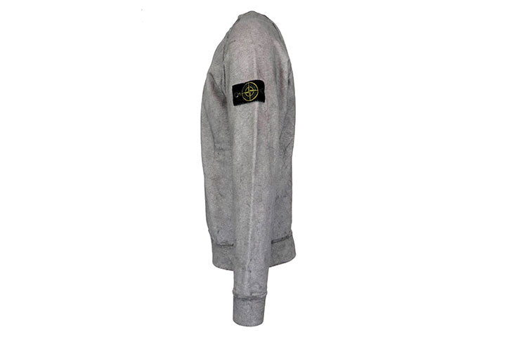 STONE ISLAND Dust Treated Crew Sweatshirt 'Grey' 731562290-V1M29