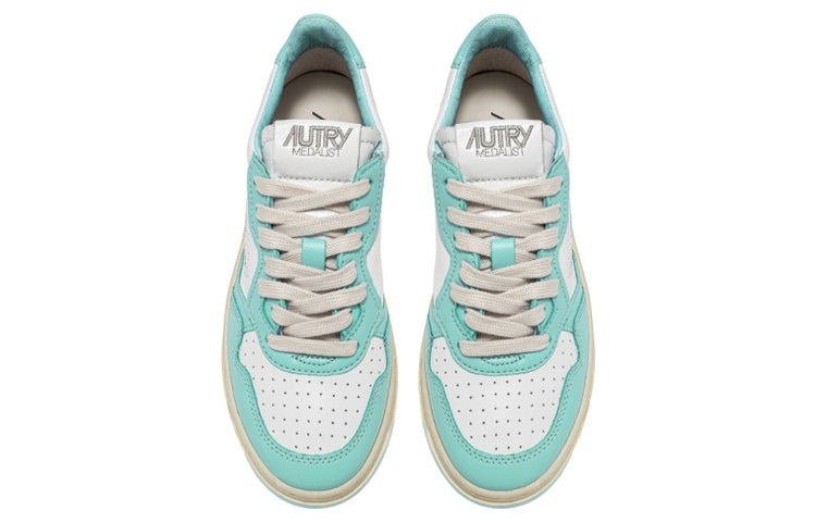 (WMNS) AUTRY Medalist Low Top Bicolor 'White Teal' AULW-WB20
