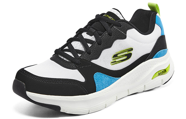Skechers Arch Fit 'White Black Multicolor' 232204-BKMT