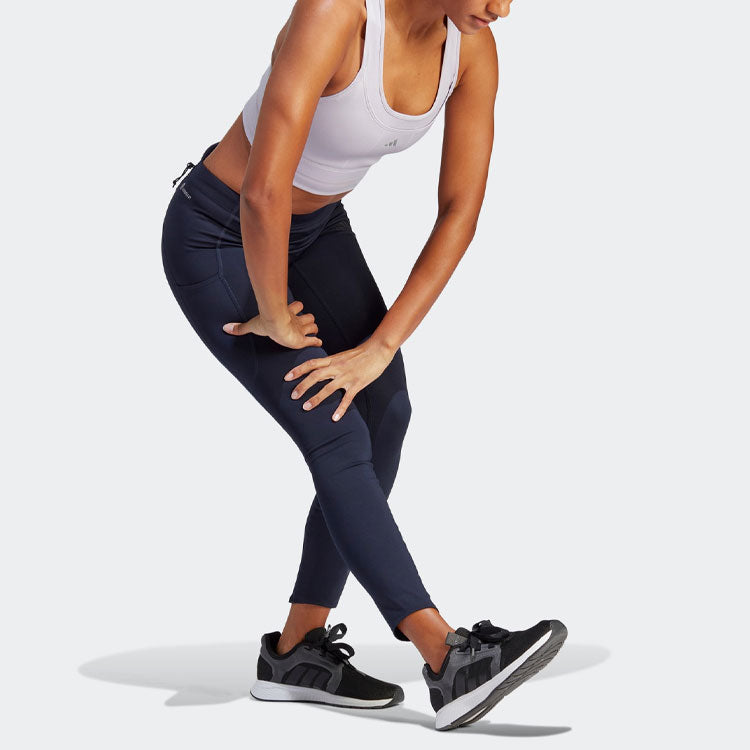 (WMNS) adidas Medium-Support Running Pocket Bra Asia Sizing 'White' HZ4230