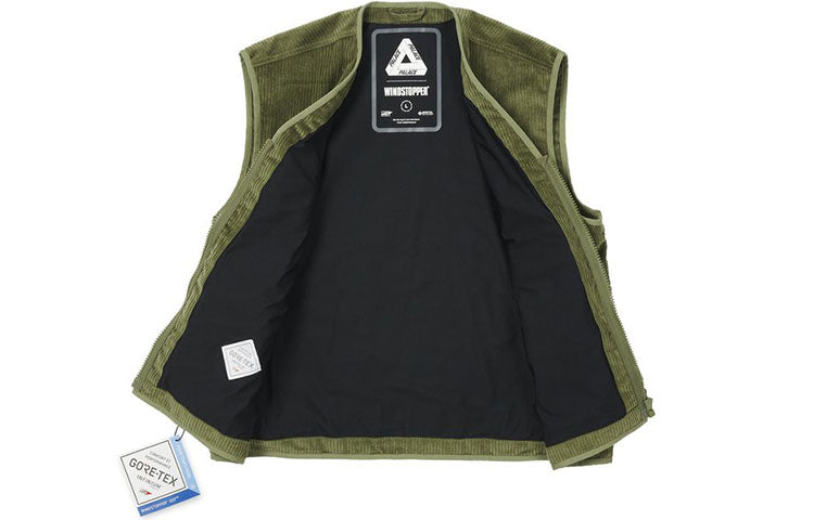 Palace X Gore-Tex Infinium Corduroy Vest 'Green' P21GT031