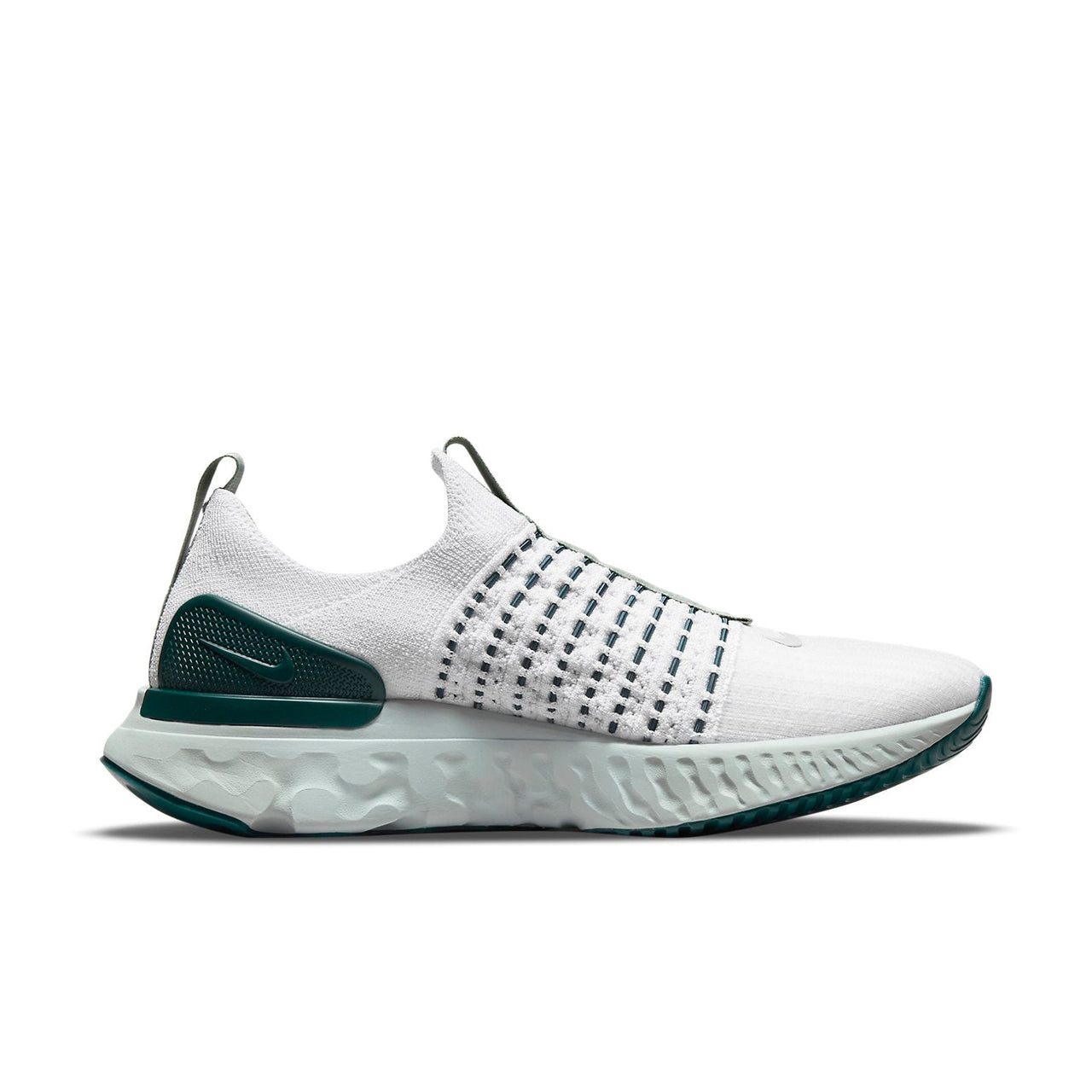 (WMNS) Nike React Phantom Run Flyknit 2 'Platinum Tint Dark Teal Green' DO6698-001
