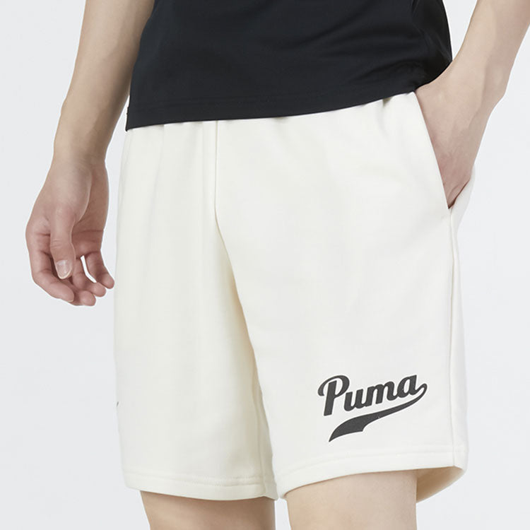 PUMA Essential Sweat Shorts 'White' 536934-65