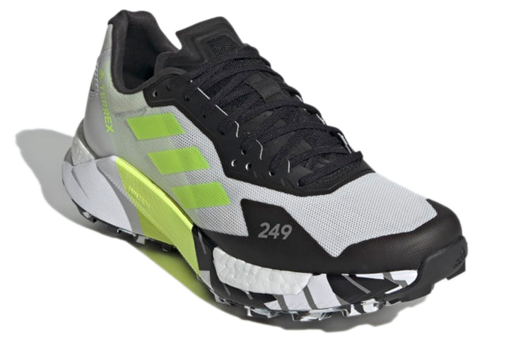 (WMNS) adidas Terrex Agravic Ultra Trail 'White Solar Yellow' FY7660