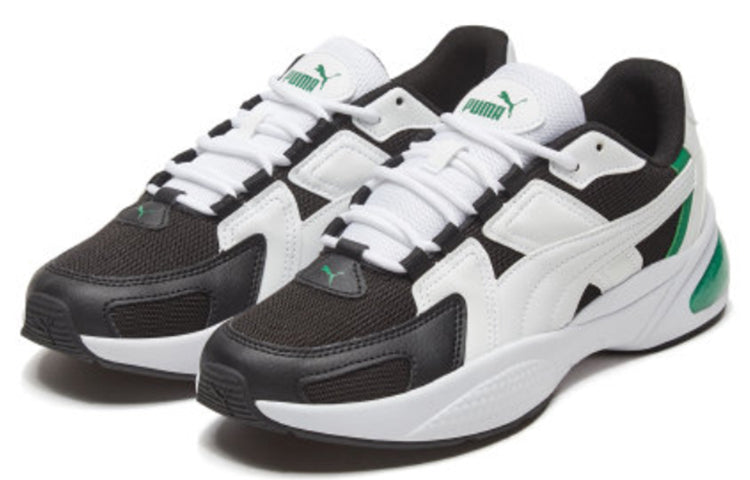 PUMA Ascend Black White Green 371313-03