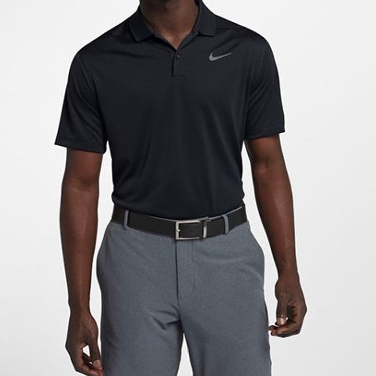 Nike Golf Dry Victory Casual Sports Short Sleeve Polo Shirt Black 891858-010