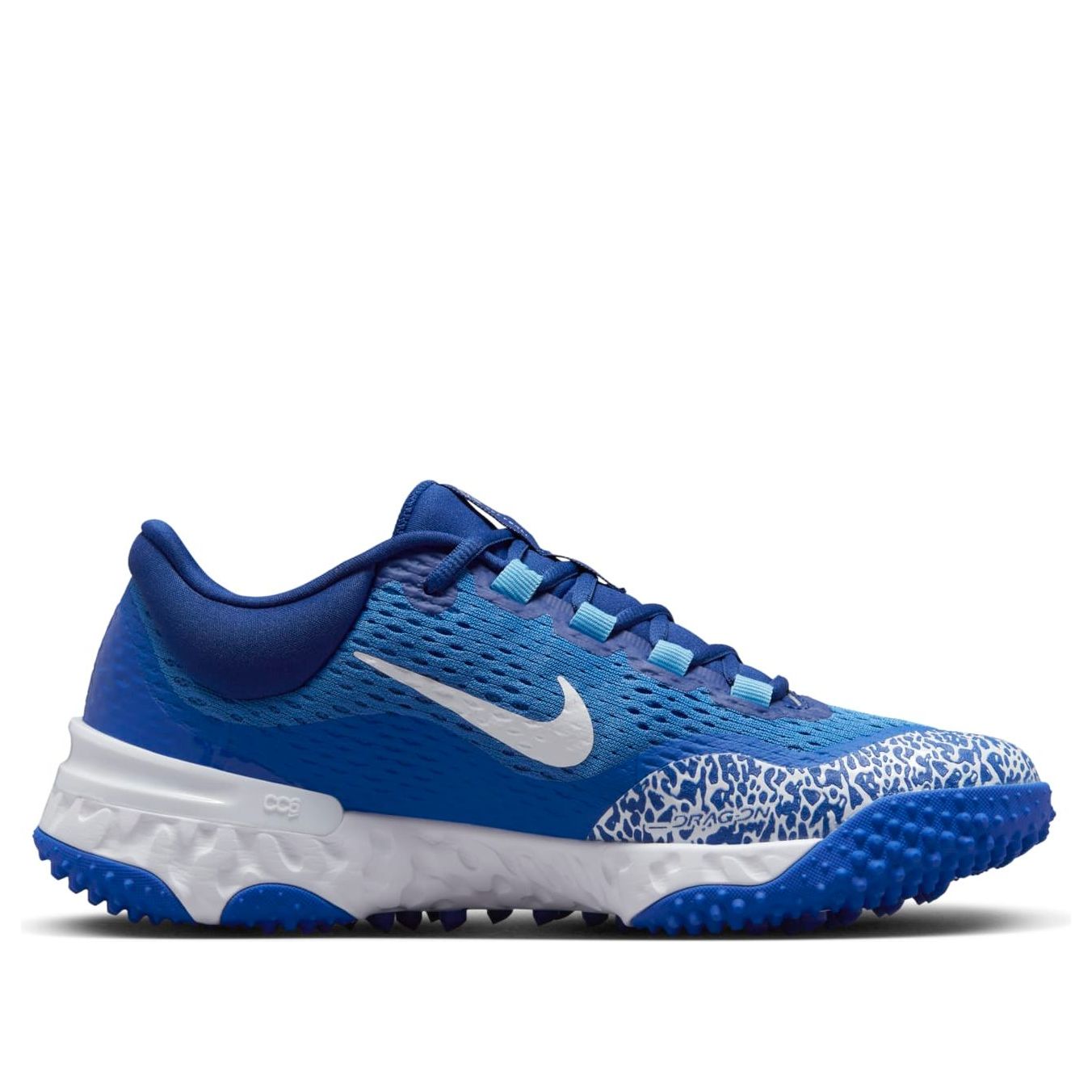 (WMNS) Nike Alpha Huarache Elite 4 TF 'Hyper Royal' DV0496-414