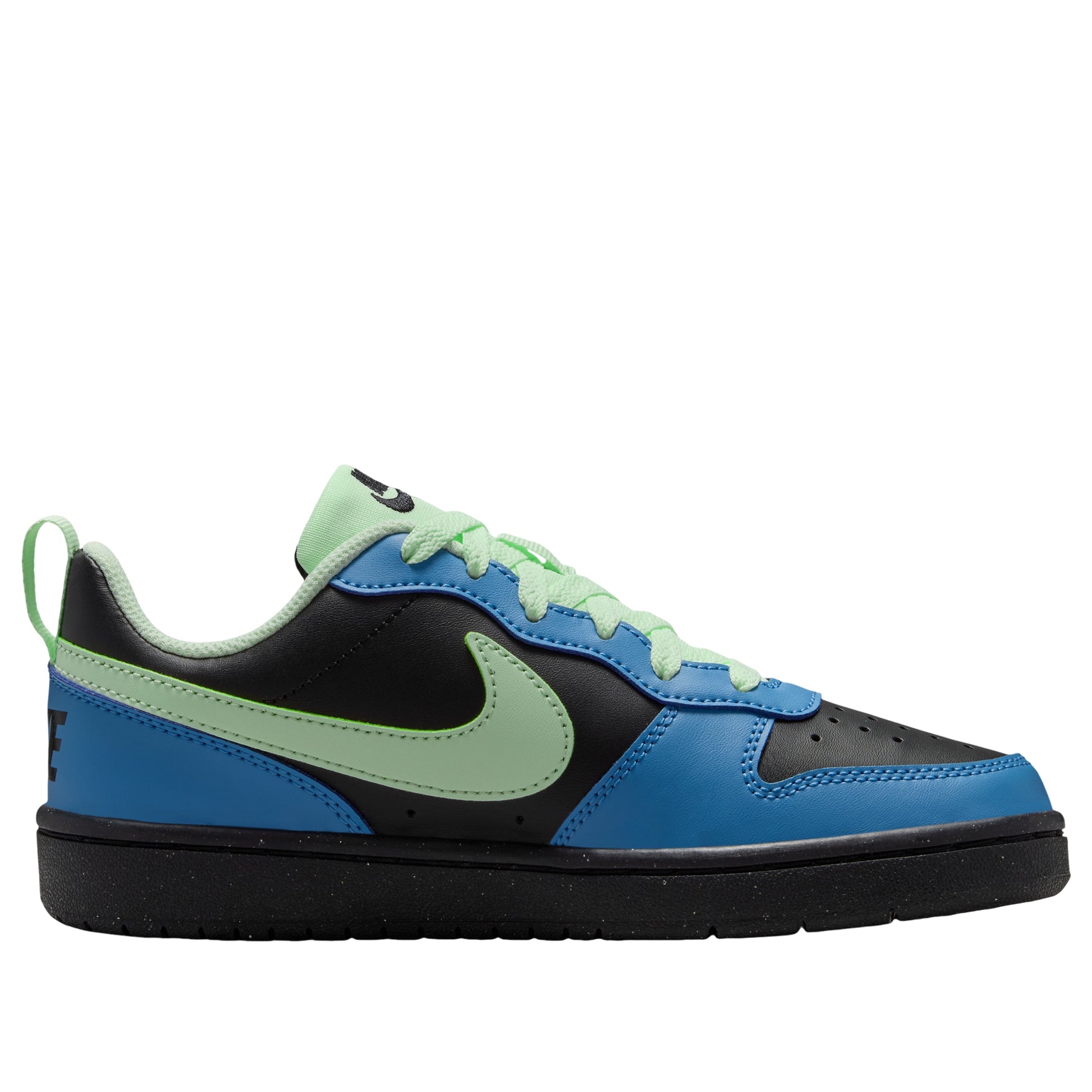 (GS) Nike Court Borough Low Recraft 'Black Blue Green' DV5456-012