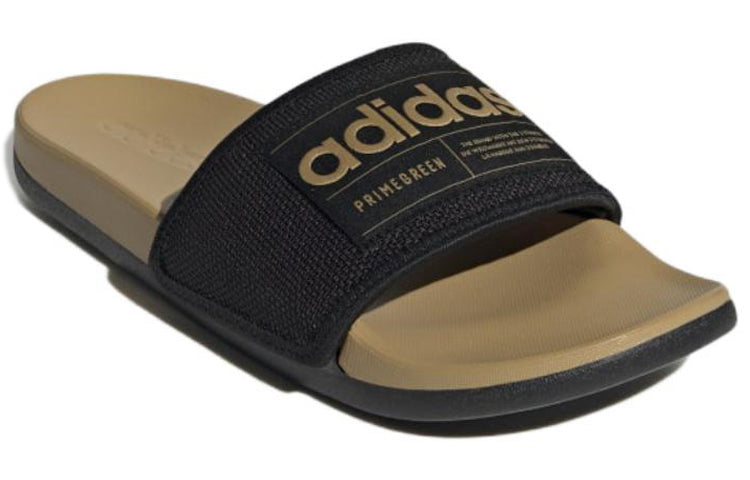 adidas Adilette Comfort Slides 'Black Golden Beige' GW0817
