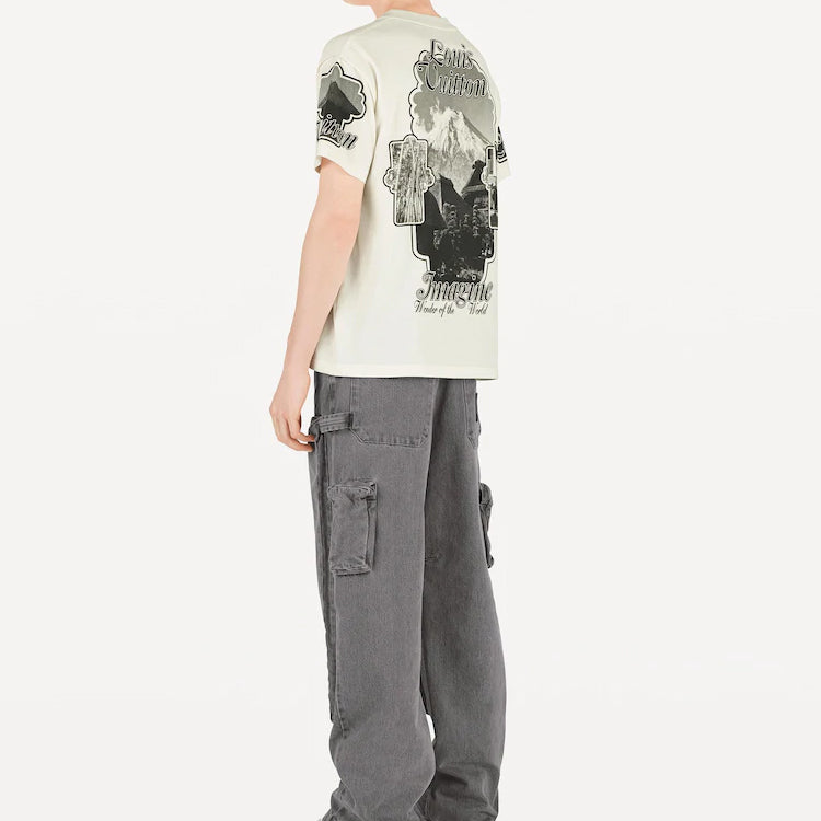 LOUIS VUITTON LV Holy Mountain Personality Print For Men White 1A5DJ