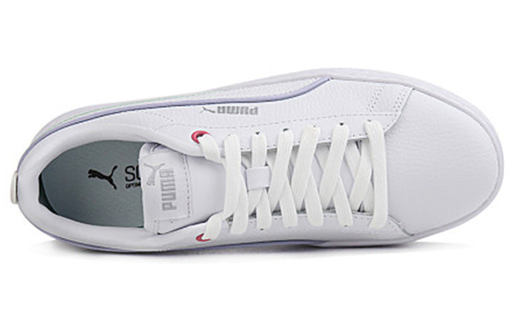 (WMNS) PUMA Smash Platform 'Piping - White Lilac' 373315-02