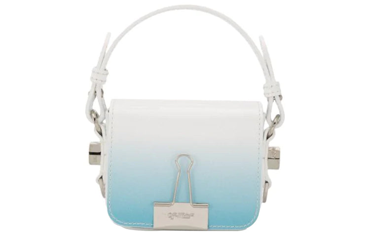 (WMNS) Off-White 20 Spring Summer Flip Single-Shoulder Bag Blue OWNA087R20G990683100