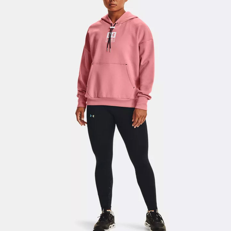 (WMNS) Under Armour Summit Knit Hoodie 'Pink Clay' 1369416-663