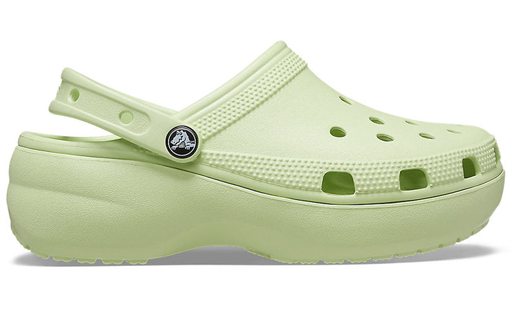 (WMNS) Crocs Classic Platform Clog 'Celery' 206750-335