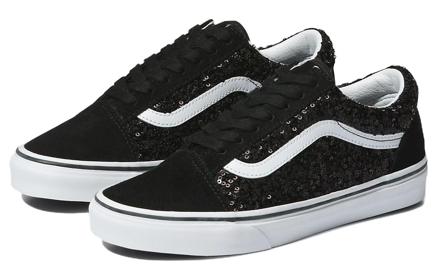 Vans Old Skool Boucle Sequins 'Black White' VN0A5KRS6BT