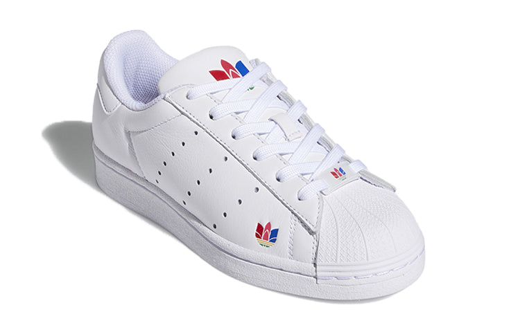 (GS) adidas Originals Superstar Pure Shoes 'White Red Blue' FZ2211