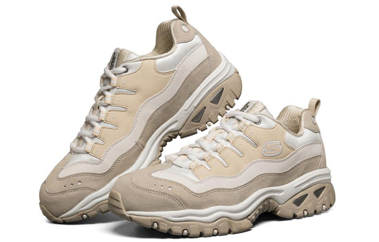 Skechers Energy Low Top Running Shoes Cream-White 999345-OFWT