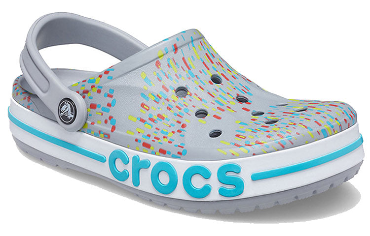 Crocs Printing Beach Unisex Gray Blue Sandals 'Grey Blue' 206232-0ES