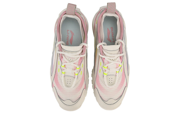 (WMNS) Li-Ning Aurora Windwalker x Gilr Bad Five 'White Pink' AGLP108-2