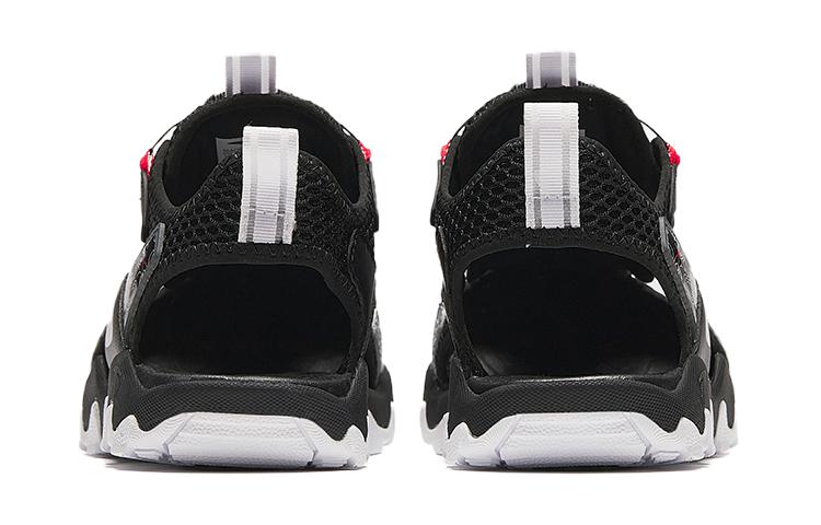(GS) ANTA Outdoor Sandals 'Black Silver White' A312426909-2