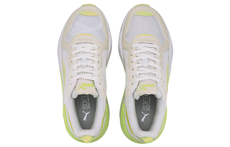 (WMNS) PUMA X-Ray Fantastic Plastic 'White Yellow' 374120-01